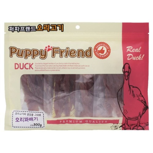 (2개묶음)(퍼피프랜드) 오리꽈배기 300g