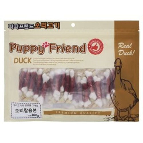 (2개묶음)(퍼피프랜드) 오리칼슘본 300g