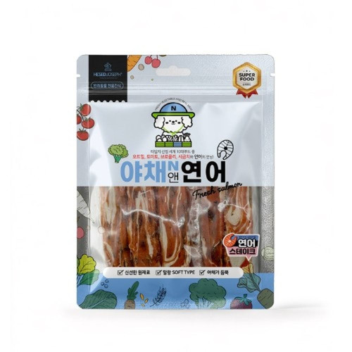 (2개묶음)야채앤 연어 스테이크 160g