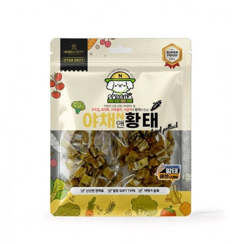 (2개묶음)야채앤 황태 큐브 160g