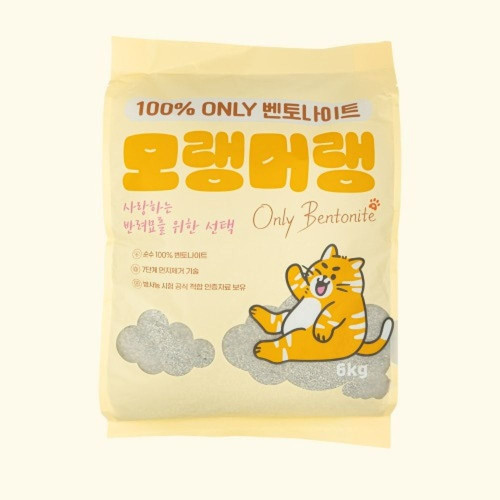(펫라벨) 모랭머랭 벤토나이트 6kg