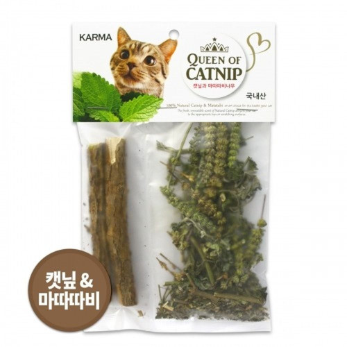 (3개묶음)(채널펫) 퀸오브 캣닢과 마따따비나무