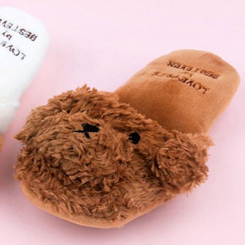 강아지 토이푸들 바스락 삑삑이 슬리퍼 장난감 토이