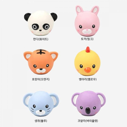 TBZ 패리스독 동글이 캐릭터볼 라텍스 토이 디자인랜덤(3) 1p 5cm