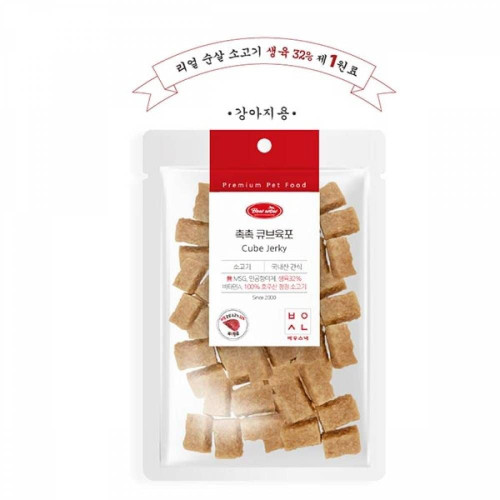 TBZ 바우와우 촉촉 큐브육포 소고기 300g