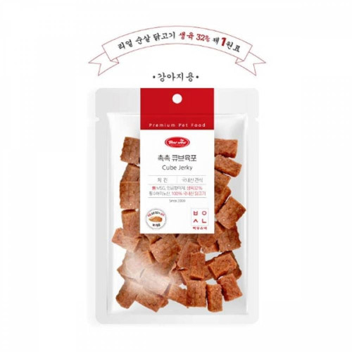TBZ 바우와우 촉촉 큐브육포 치킨 300g