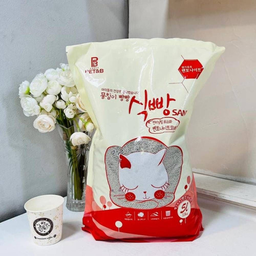 TBZ 식빵샌드 벤토나이트 모래 5L 3.8kg 향기쏙쏙